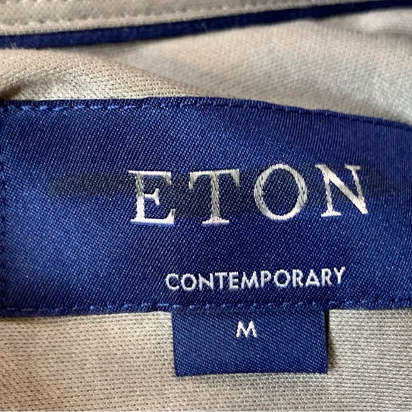 ETON Grey Filo Di Scotia Polo Shirt - Short Sleeve - Picture 12 of 16